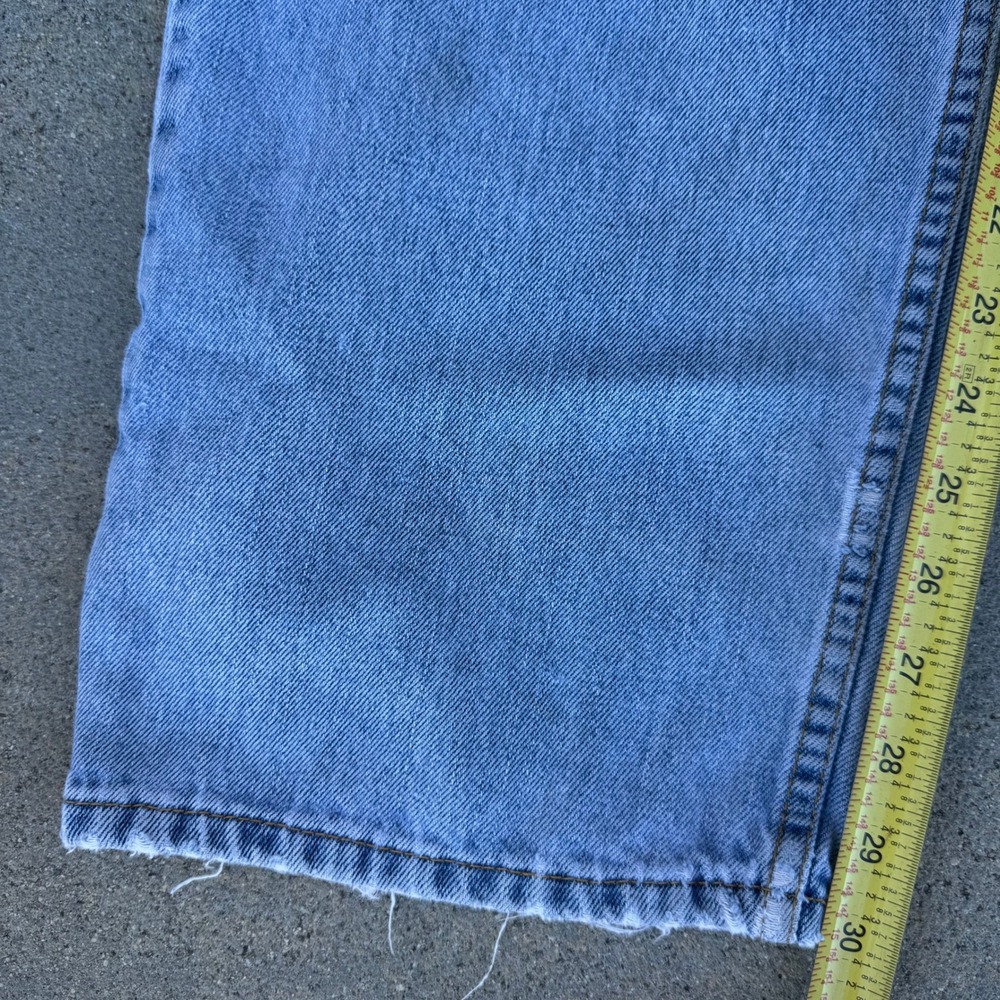 Levi's 550 Relaxed Fit Light Wash Denim Jeans Mens 38x32 Vintage Distressed - Picture 4 of 11